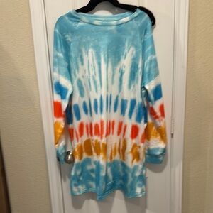 Colorful Tie-Dye Long Sleeve Shirt